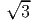 √3--